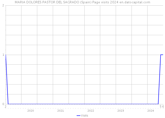 MARIA DOLORES PASTOR DEL SAGRADO (Spain) Page visits 2024 