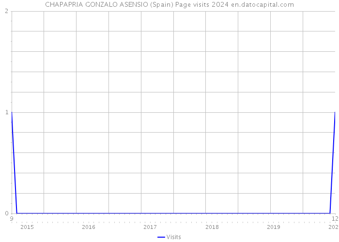 CHAPAPRIA GONZALO ASENSIO (Spain) Page visits 2024 