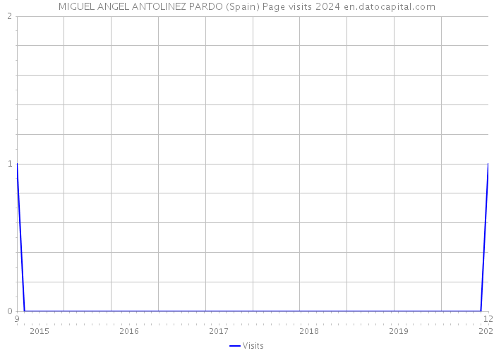 MIGUEL ANGEL ANTOLINEZ PARDO (Spain) Page visits 2024 