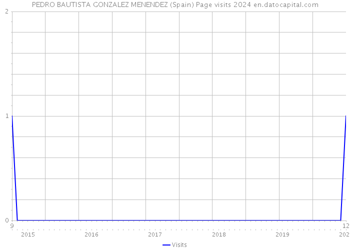 PEDRO BAUTISTA GONZALEZ MENENDEZ (Spain) Page visits 2024 