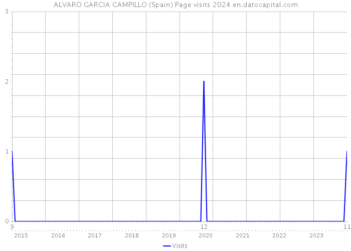 ALVARO GARCIA CAMPILLO (Spain) Page visits 2024 