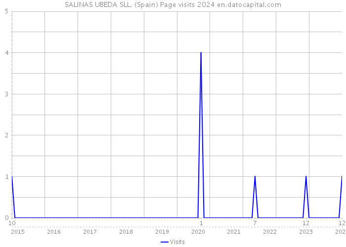 SALINAS UBEDA SLL. (Spain) Page visits 2024 