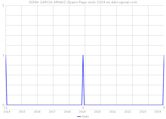 SONIA GARCIA ARNAIZ (Spain) Page visits 2024 
