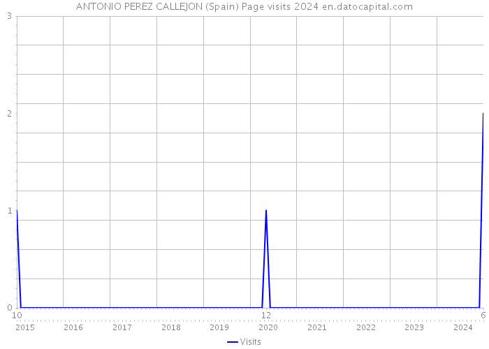 ANTONIO PEREZ CALLEJON (Spain) Page visits 2024 