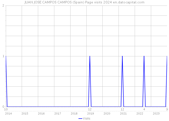 JUAN JOSE CAMPOS CAMPOS (Spain) Page visits 2024 