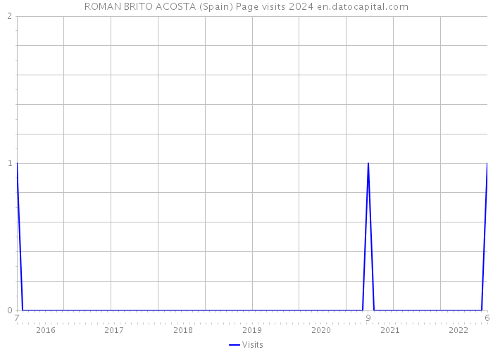 ROMAN BRITO ACOSTA (Spain) Page visits 2024 