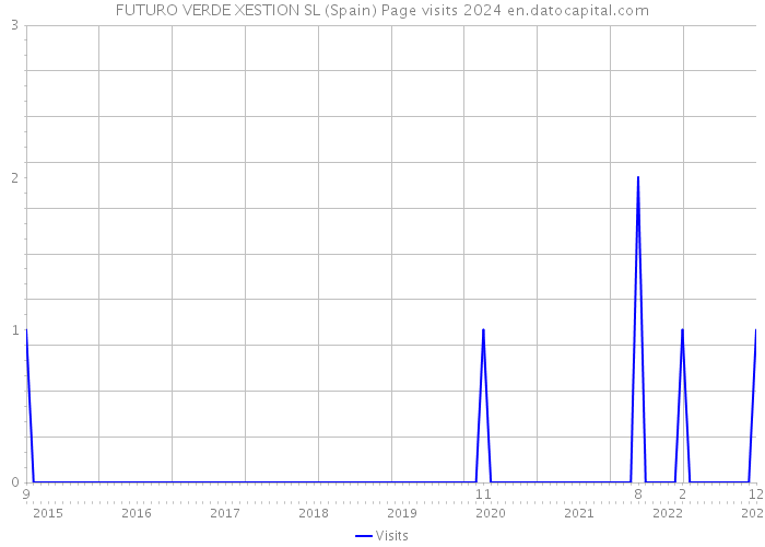 FUTURO VERDE XESTION SL (Spain) Page visits 2024 
