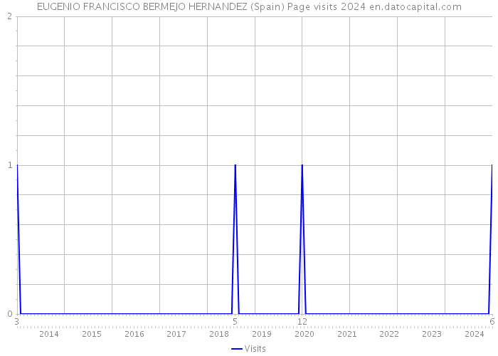 EUGENIO FRANCISCO BERMEJO HERNANDEZ (Spain) Page visits 2024 