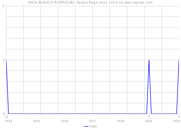 RAUL BLANCO RODRIGUEZ (Spain) Page visits 2024 