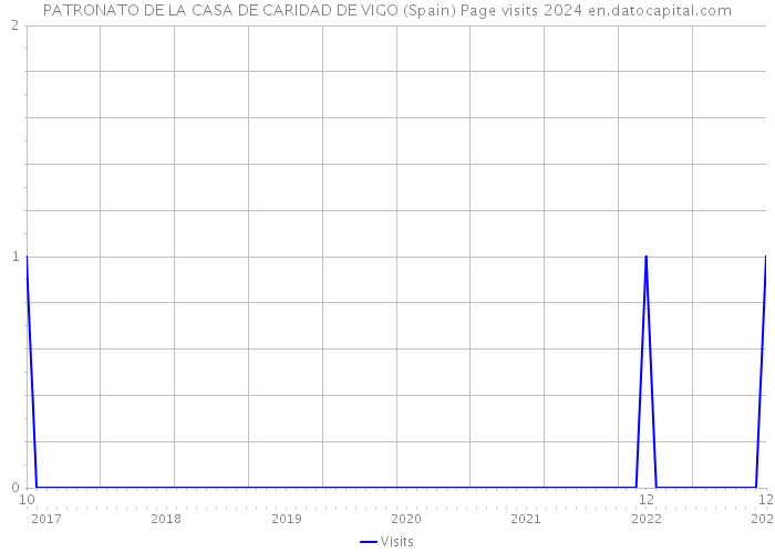 PATRONATO DE LA CASA DE CARIDAD DE VIGO (Spain) Page visits 2024 