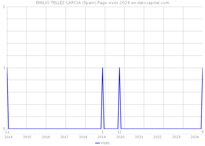 EMILIO TELLEZ GARCIA (Spain) Page visits 2024 