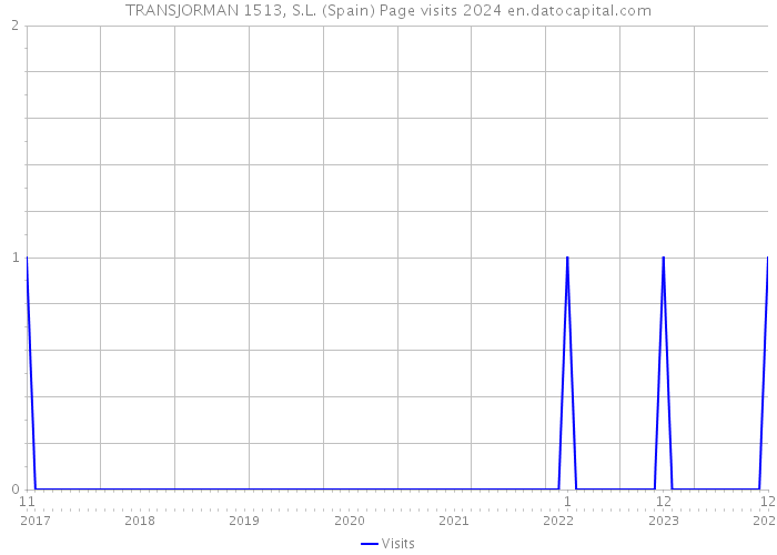 TRANSJORMAN 1513, S.L. (Spain) Page visits 2024 