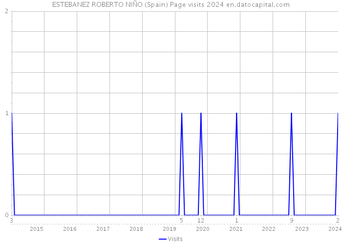 ESTEBANEZ ROBERTO NIÑO (Spain) Page visits 2024 