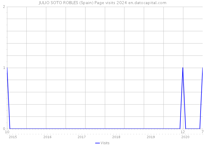 JULIO SOTO ROBLES (Spain) Page visits 2024 