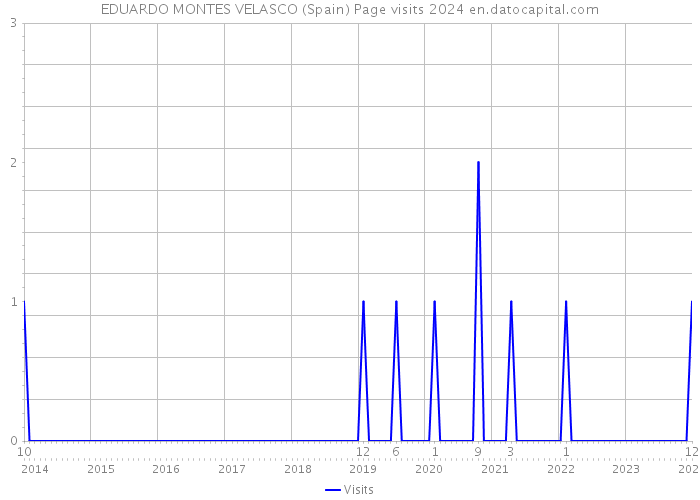 EDUARDO MONTES VELASCO (Spain) Page visits 2024 