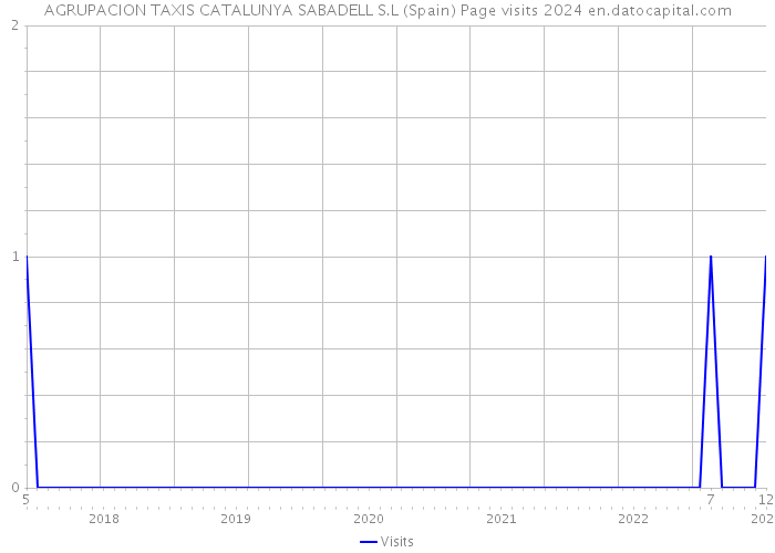 AGRUPACION TAXIS CATALUNYA SABADELL S.L (Spain) Page visits 2024 