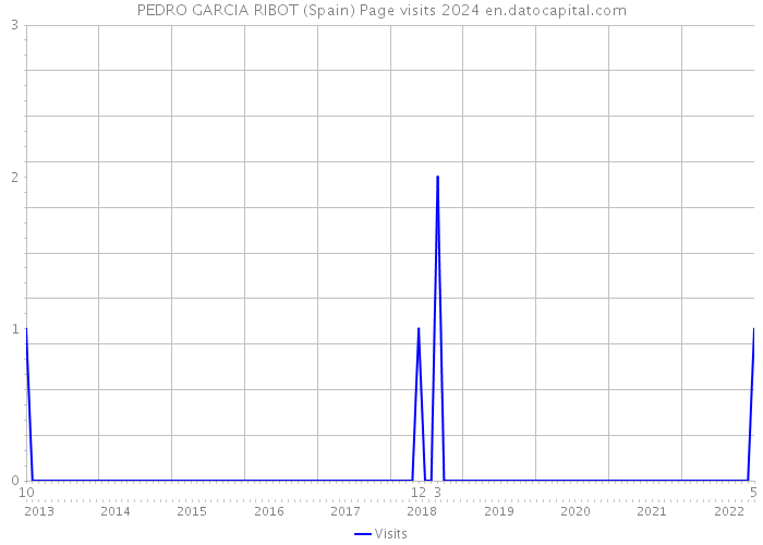 PEDRO GARCIA RIBOT (Spain) Page visits 2024 