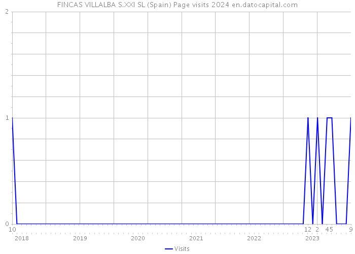 FINCAS VILLALBA S.XXI SL (Spain) Page visits 2024 
