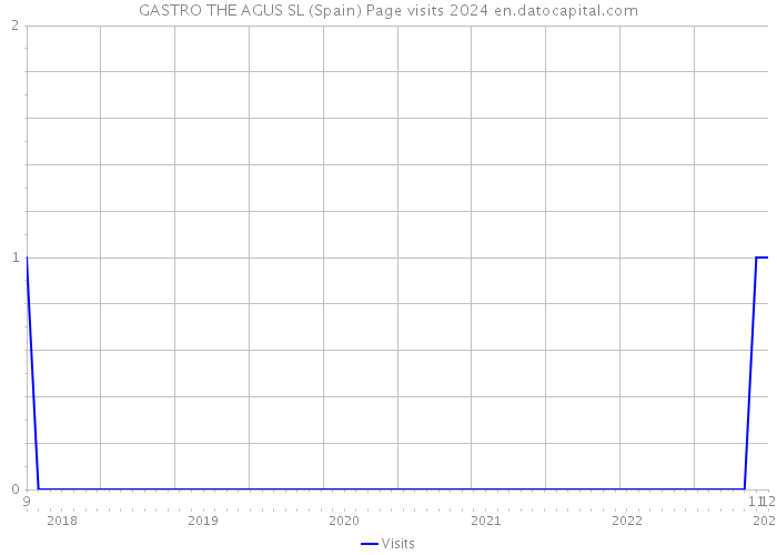 GASTRO THE AGUS SL (Spain) Page visits 2024 