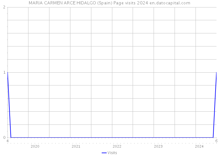 MARIA CARMEN ARCE HIDALGO (Spain) Page visits 2024 