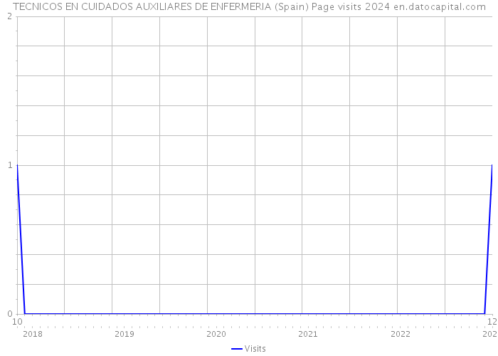 TECNICOS EN CUIDADOS AUXILIARES DE ENFERMERIA (Spain) Page visits 2024 