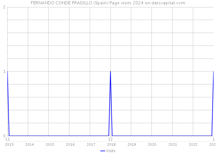 FERNANDO CONDE PRADILLO (Spain) Page visits 2024 
