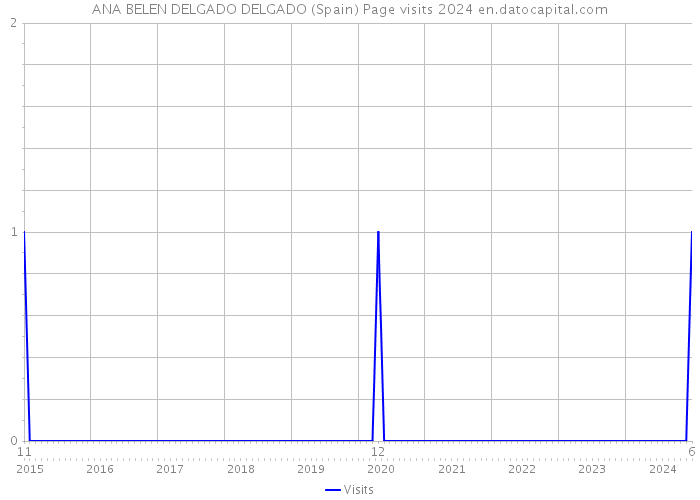 ANA BELEN DELGADO DELGADO (Spain) Page visits 2024 