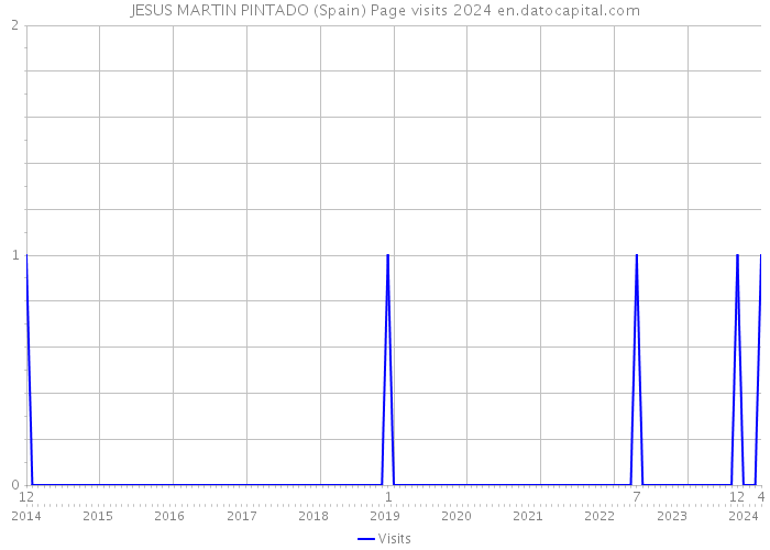 JESUS MARTIN PINTADO (Spain) Page visits 2024 