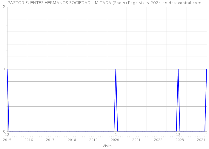 PASTOR FUENTES HERMANOS SOCIEDAD LIMITADA (Spain) Page visits 2024 