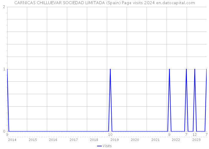 CARNICAS CHILLUEVAR SOCIEDAD LIMITADA (Spain) Page visits 2024 