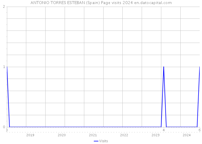 ANTONIO TORRES ESTEBAN (Spain) Page visits 2024 