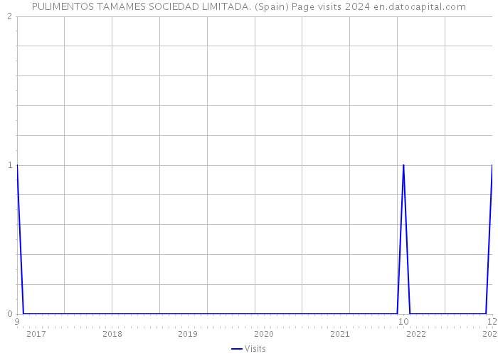 PULIMENTOS TAMAMES SOCIEDAD LIMITADA. (Spain) Page visits 2024 