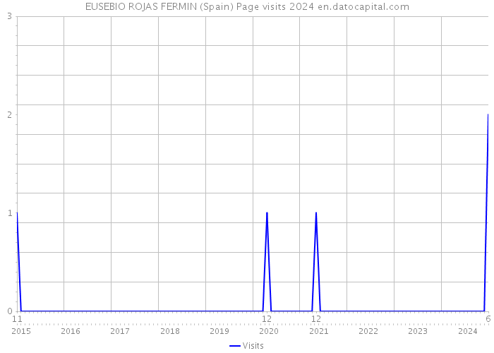 EUSEBIO ROJAS FERMIN (Spain) Page visits 2024 