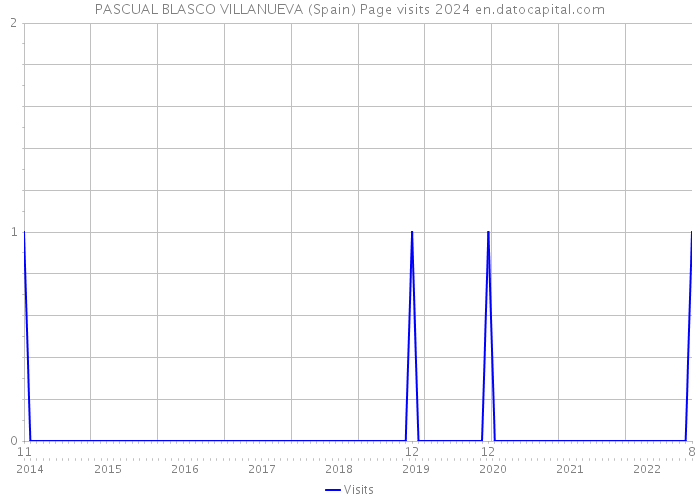 PASCUAL BLASCO VILLANUEVA (Spain) Page visits 2024 