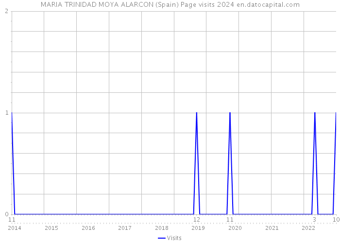 MARIA TRINIDAD MOYA ALARCON (Spain) Page visits 2024 