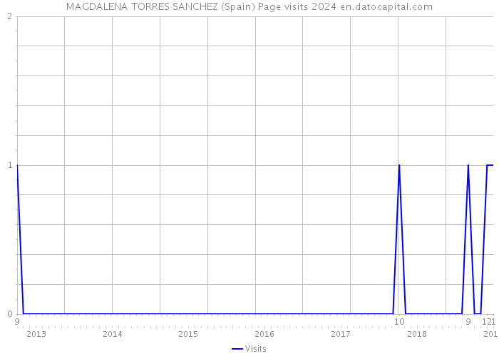 MAGDALENA TORRES SANCHEZ (Spain) Page visits 2024 