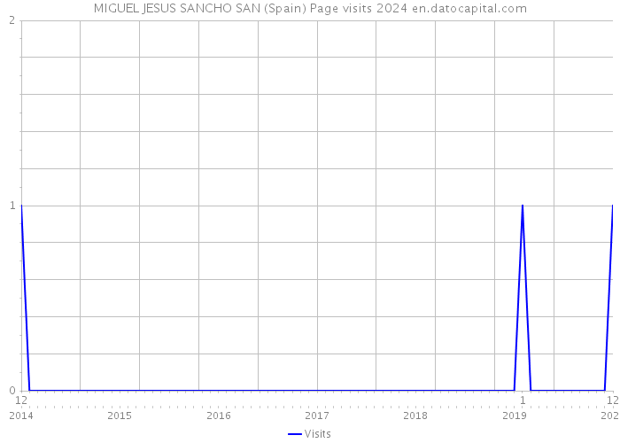 MIGUEL JESUS SANCHO SAN (Spain) Page visits 2024 