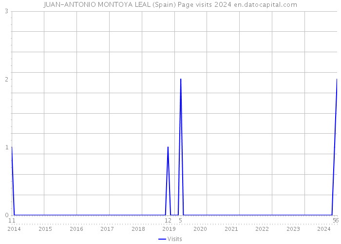 JUAN-ANTONIO MONTOYA LEAL (Spain) Page visits 2024 