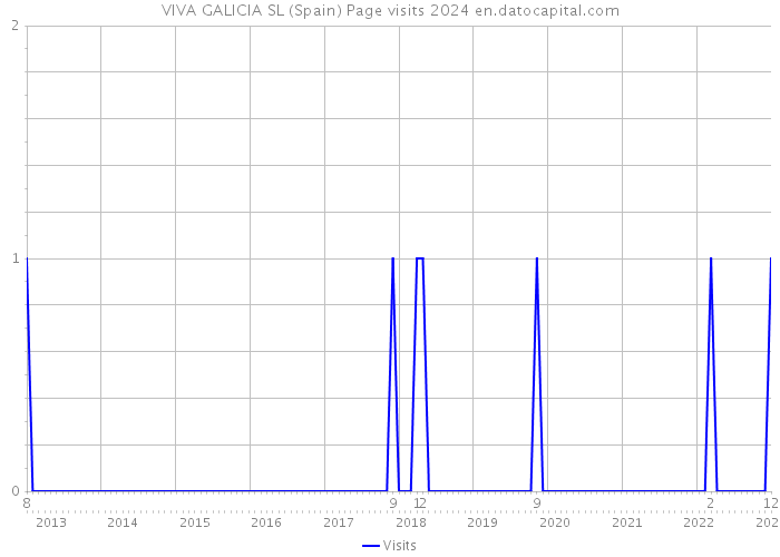 VIVA GALICIA SL (Spain) Page visits 2024 