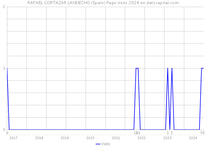 RAFAEL GORTAZAR LANDECHO (Spain) Page visits 2024 