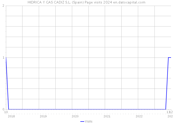 HIDRICA Y GAS CADIZ S.L. (Spain) Page visits 2024 