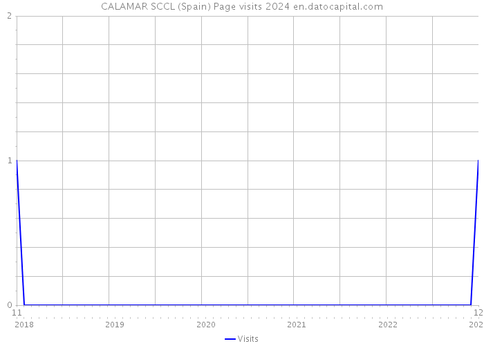 CALAMAR SCCL (Spain) Page visits 2024 
