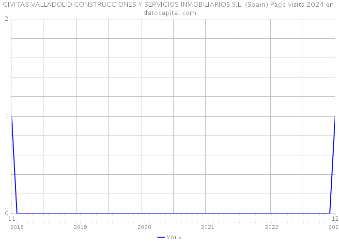 CIVITAS VALLADOLID CONSTRUCCIONES Y SERVICIOS INMOBILIARIOS S.L. (Spain) Page visits 2024 