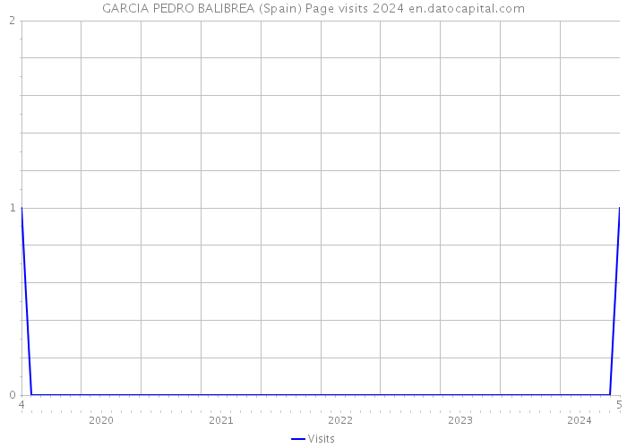 GARCIA PEDRO BALIBREA (Spain) Page visits 2024 