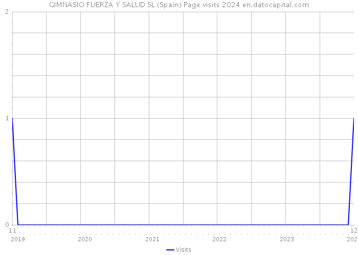 GIMNASIO FUERZA Y SALUD SL (Spain) Page visits 2024 