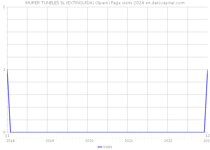 MURER TUNELES SL (EXTINGUIDA) (Spain) Page visits 2024 