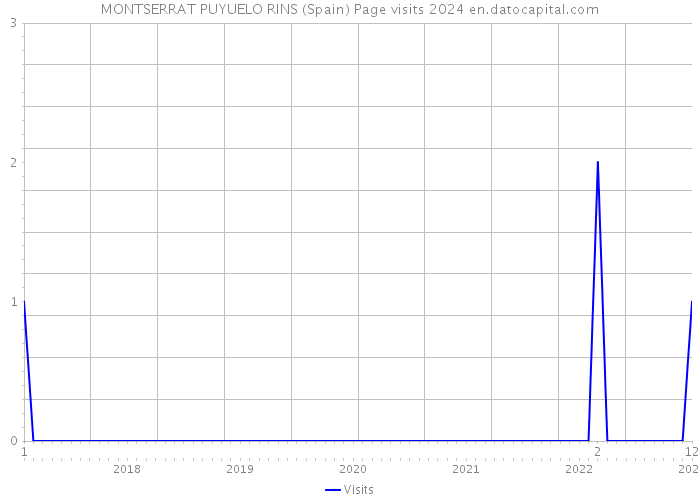 MONTSERRAT PUYUELO RINS (Spain) Page visits 2024 