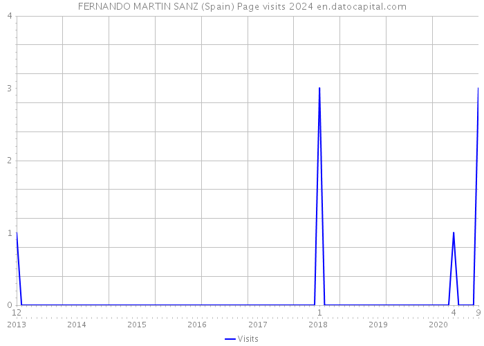 FERNANDO MARTIN SANZ (Spain) Page visits 2024 