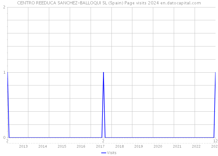 CENTRO REEDUCA SANCHEZ-BALLOQUI SL (Spain) Page visits 2024 