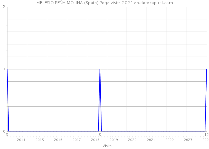 MELESIO PEÑA MOLINA (Spain) Page visits 2024 
